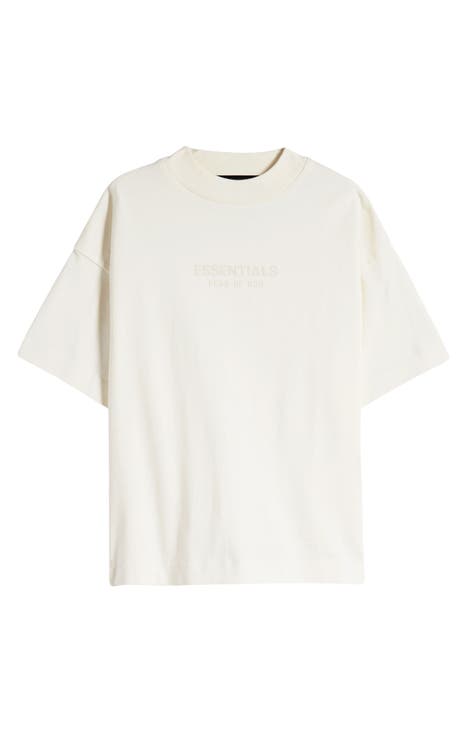 Longline Baseball T-Shirt White Burgundy