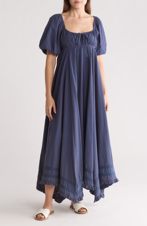 Livonia Puff Sleeve Maxi Dress