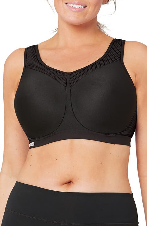 Dorina Memphis polyester high imact push up sports bra in black - BLACK -  ShopStyle