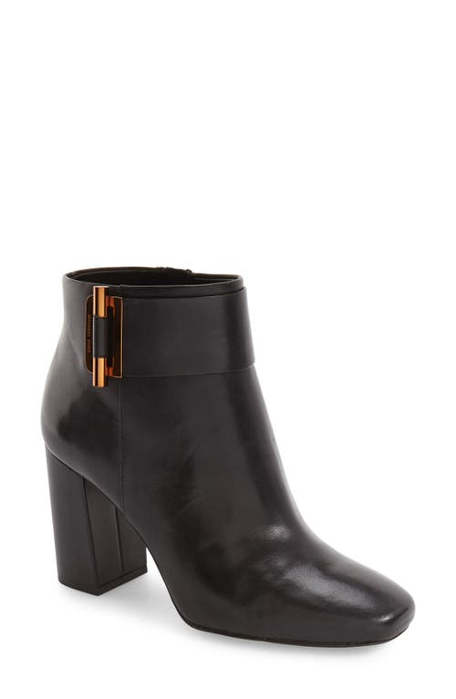MICHAEL Michael Kors Gloria Bootie in Black Leather at Nordstrom, Size 6