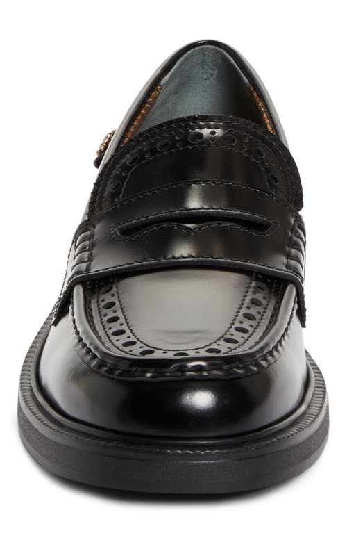 Tod's Penny Loafer In Nero