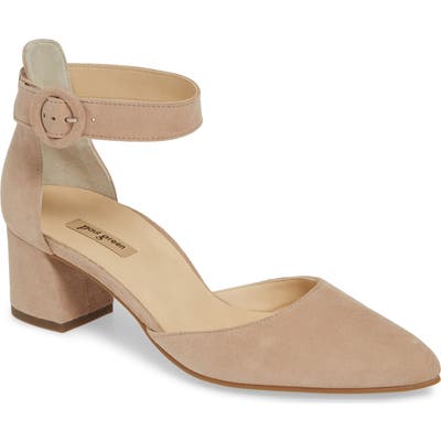 Paul Green Annie Ankle Strap Pump - Beige