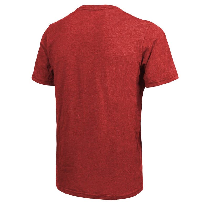 Shop Majestic Threads Red Kansas City Chiefs Super Bowl Lviii Tri-blend T-shirt