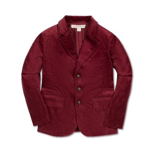 Shop Hope & Henry Baby Boys' Organic Corduroy Blazer, Infant In Oxblood Cord