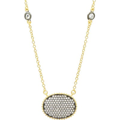 Freida Rothman Oval Pendant Necklace