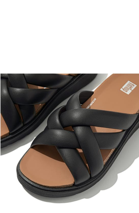 Shop Fitflop Gen-ff Padded Strap Platform Sandal In All Black