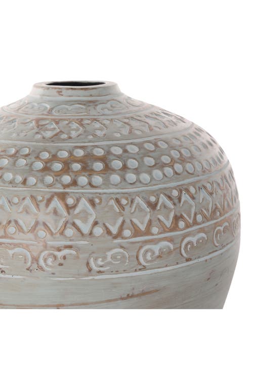 Ginger Birch Studio Ceramic Vase In Green