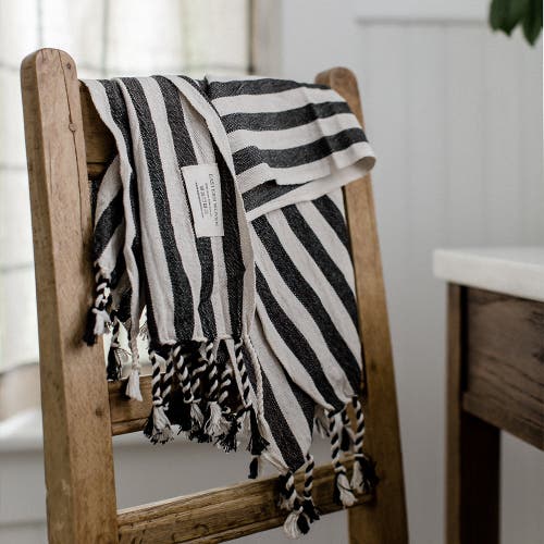 Eastern Woven Turkish Zebra Hand Towel In Zebra