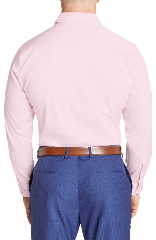 Shop Johnny Bigg Bahamas Stretch Cotton Button-up Shirt In Light Pink