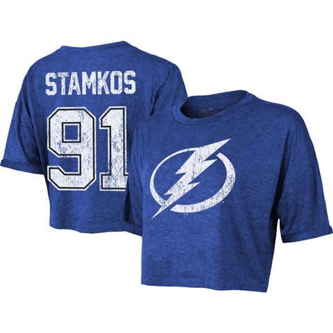 Men's Fanatics Branded Steven Stamkos White Tampa Bay Lightning 2022 NHL Stadium  Series Name & Number