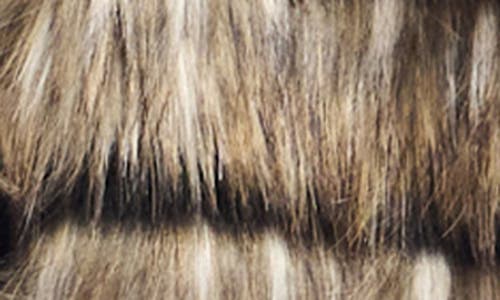 Donna Salyers Fabulous-furs Donna Salyers Fabulous Furs Front Row Faux Fur Jacket In Brown Multi