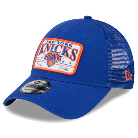 New York Knicks New Era Low Crown 59FIFTY Fitted Hat-Gray/Royal Blue