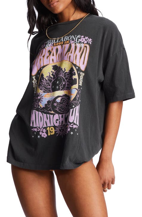 BILLABONG In The Clouds Womens Oversized Tee