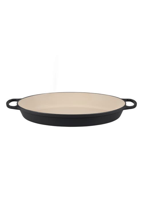 Le Creuset Signature 3 Quart Enameled Cast Iron Oval Baker in Black at Nordstrom