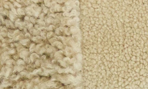 Hudson Jeans Faux Leather & Faux Shearling Zip-up Jacket In Natural