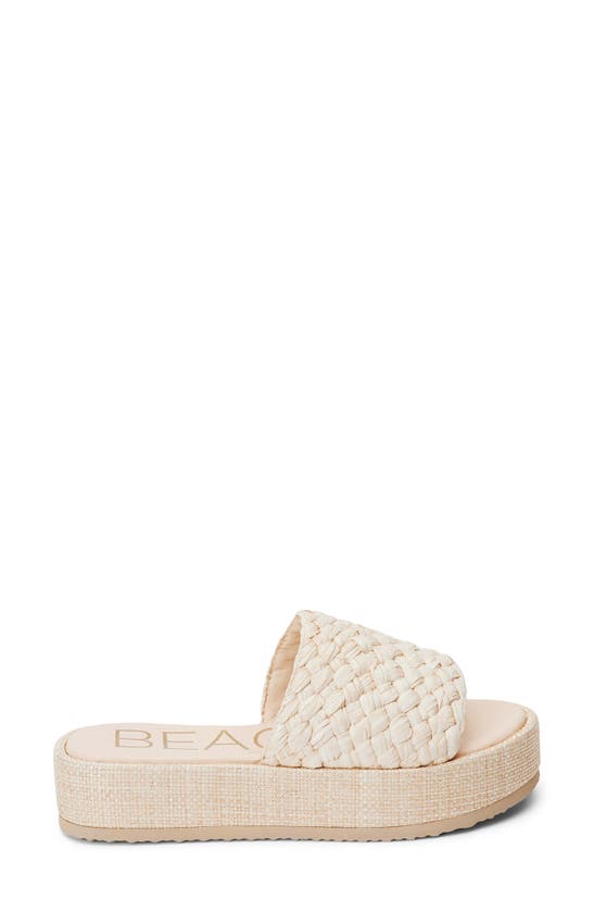 Shop Beach By Matisse Cairo Platform Sandal In Beige