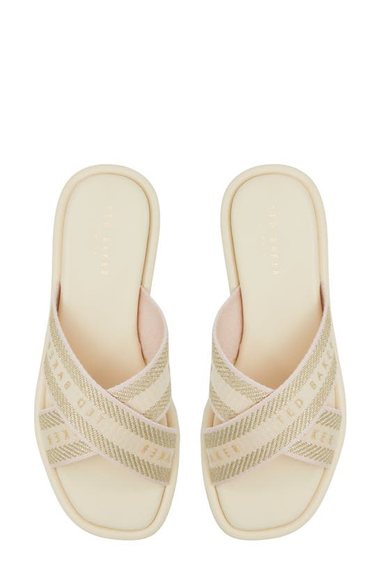 Ted Baker Ashika Icon Slide Sandal In White