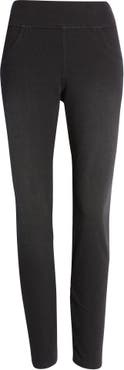 HUE, Pants & Jumpsuits, Hue U6924 Essential Denim Leggings Black
