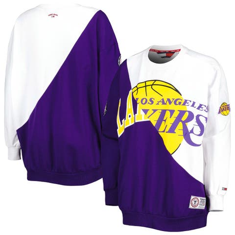 Tommy Jeans Men's Purple, White Los Angeles Lakers Matthew 2 1 T-shirt and  Hoodie Combo Set