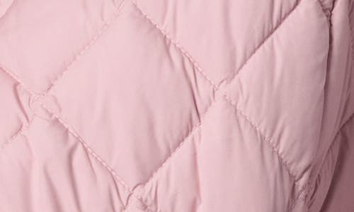 Shop Bernardo Drawcord Waist Quilted Puffer Coat In Blush