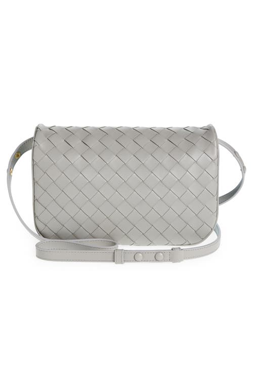 Bottega Veneta Intrecciato Puff Pouch On Strap In 1597 Sterling
