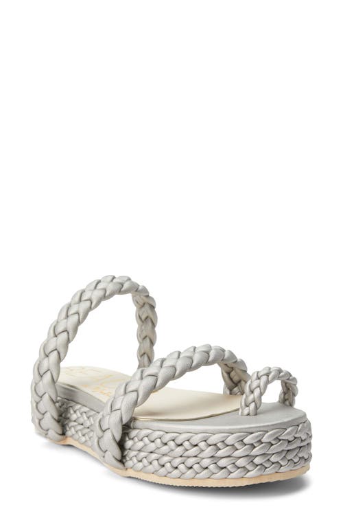 BEACH BY MATISSE Voyage Platform Sandal in Silver