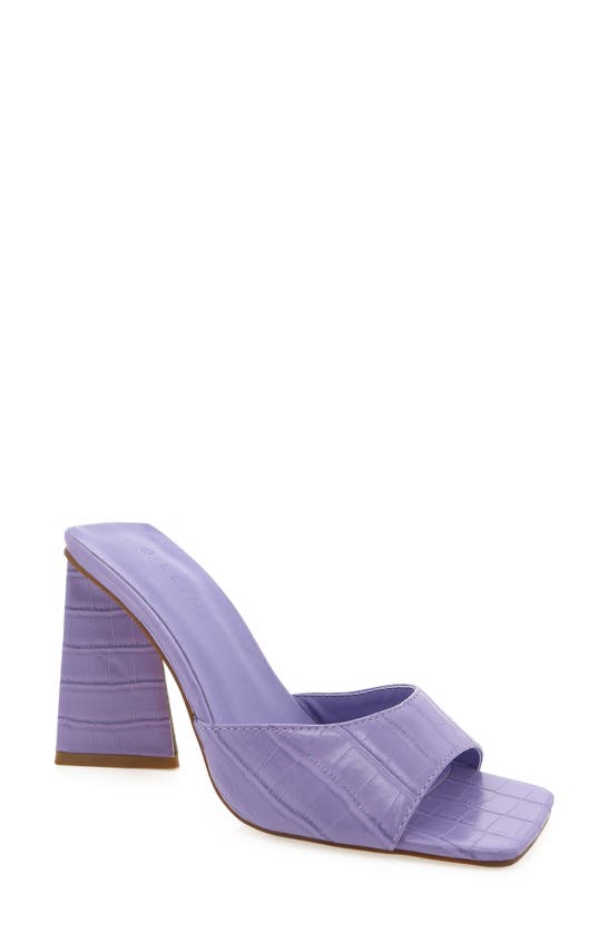 Billini Quinn Slide Sandal In Lavender Croc