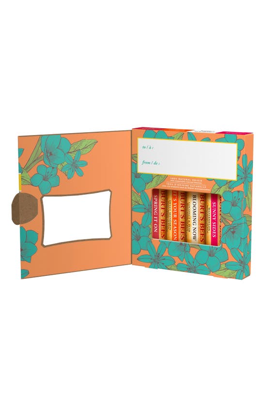 BURT'S BEES BURT'S BEES JUST PICKED ASSORTED LIP BALM GIFT SET USD $15.96 VALUE 