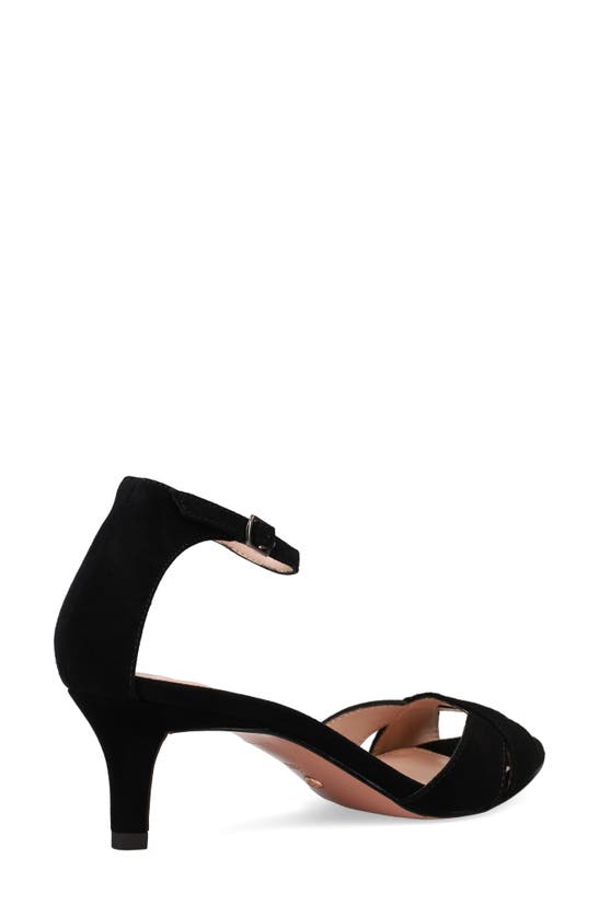 Shop Pelle Moda Bekim Kitten Heel Sandal In Black