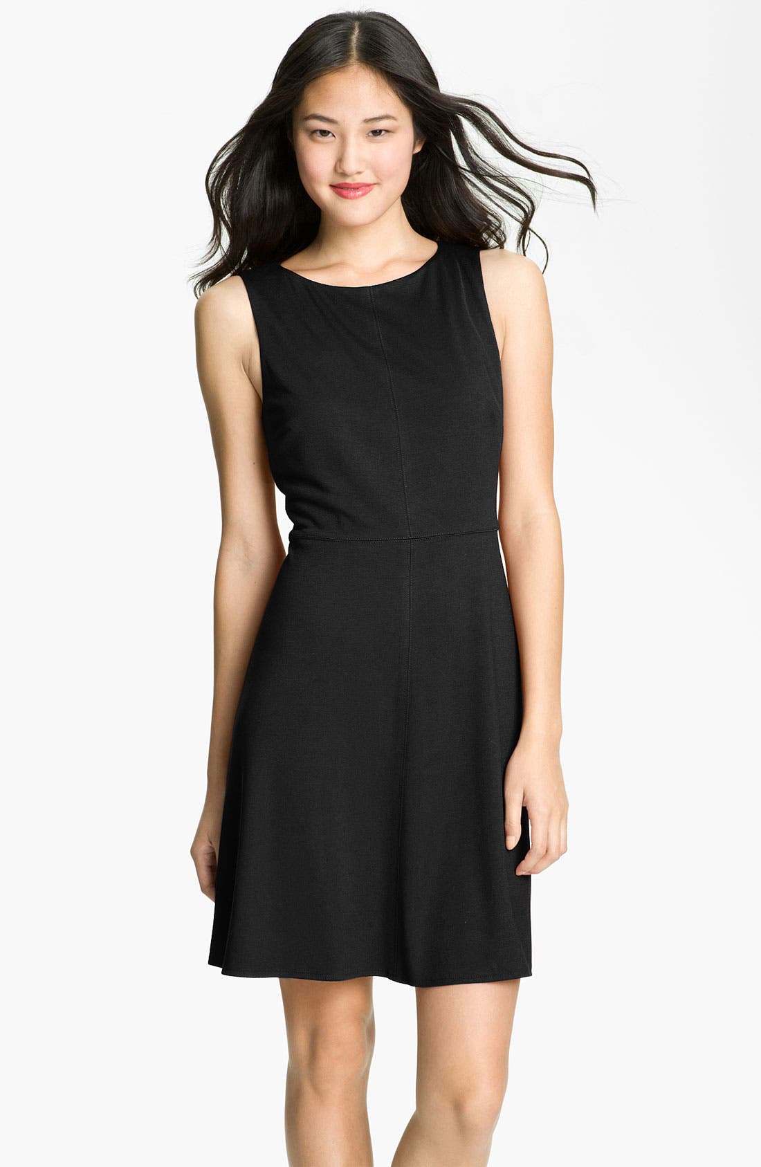 Donna 'Mod' Exposed Zipper Fit & Flare Dress Nordstrom