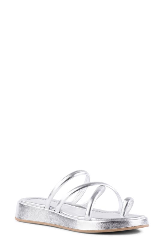 Shop Seychelles Rule The World Platform Wedge Sandal In Silver