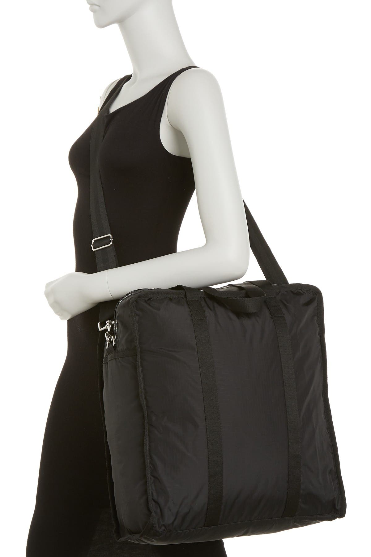 Lesportsac Gabrielle Box Weekend Bag In Jet Black | ModeSens