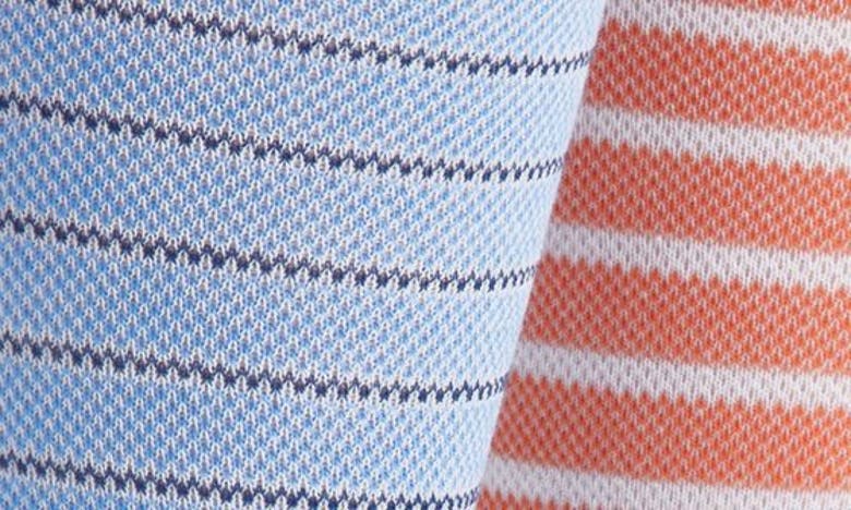 Shop Polo Ralph Lauren Assorted 2-pack Oxford Stripe Dress Socks In Blue