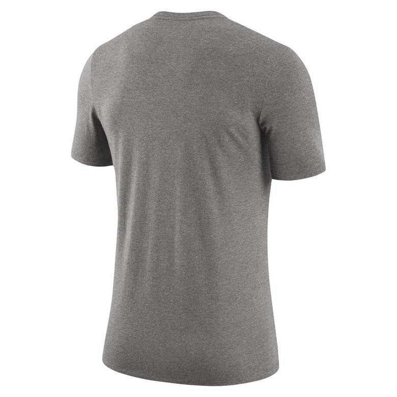 Shop Nike Heather Gray North Carolina Tar Heels Retro Tri-blend T-shirt
