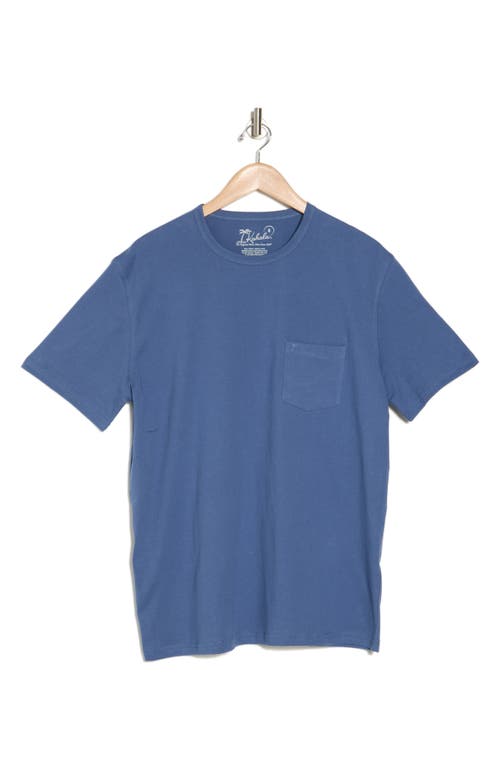 Shop Kahala Offshore Pocket Cotton T-shirt In Denim