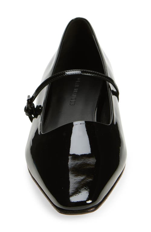 Shop Dear Frances Mary Jane Flat In Black Patent