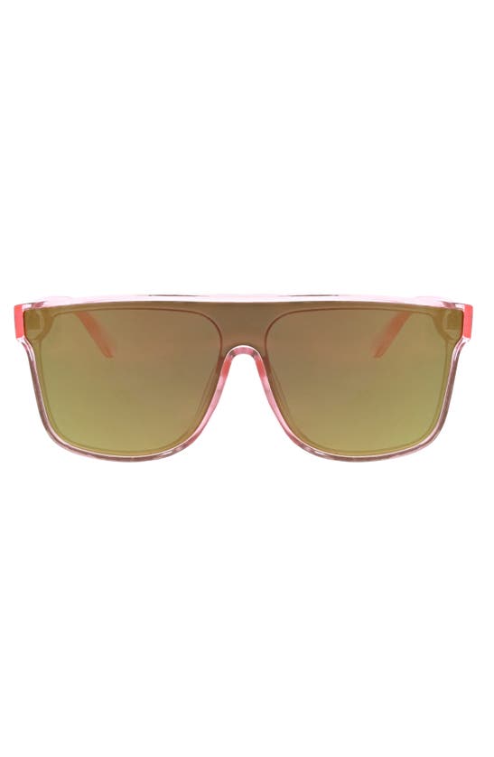 Hurley Flat Top Shield 130mm Sunglasses In Neutral