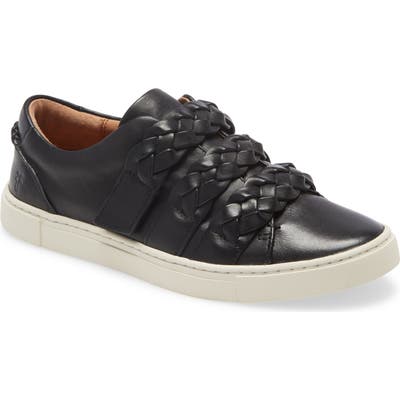 Frye Ivy Braid Strap Sneaker- Black