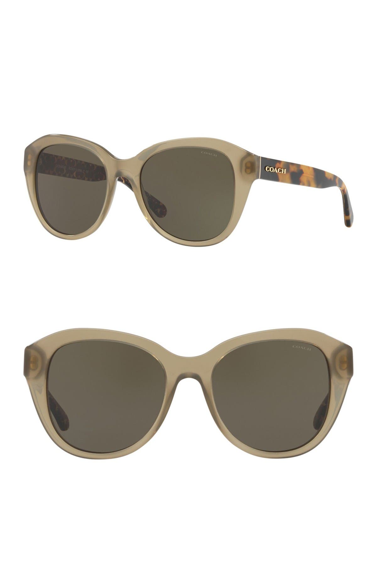 Coach 54mm Round Acetate Sunglasses Nordstrom Rack 0146