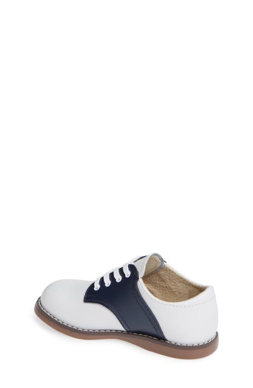 Shop Footmates Cheer Oxford In White/navy