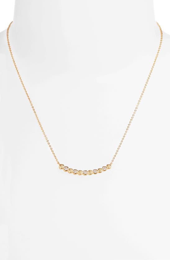 Shop Nordstrom Demi Fine Circle Bar Pendant Necklace In 14k Gold Plated