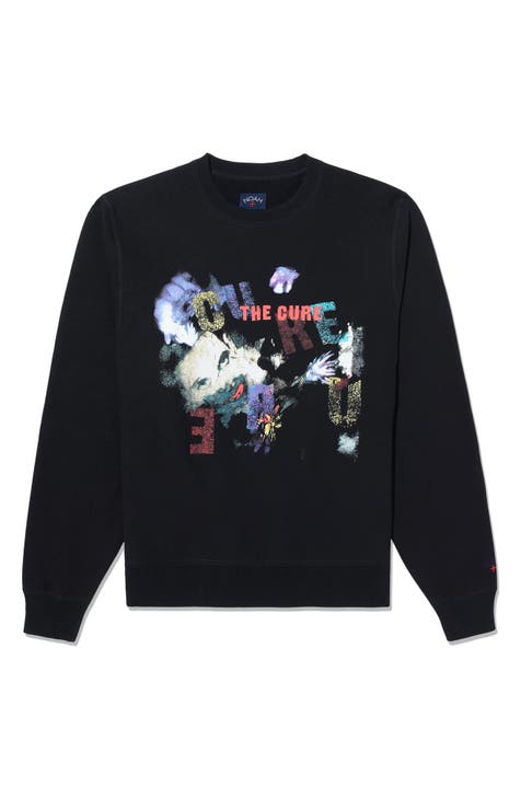 x The Cure 'Disintegration' Cotton Graphic Sweatshirt