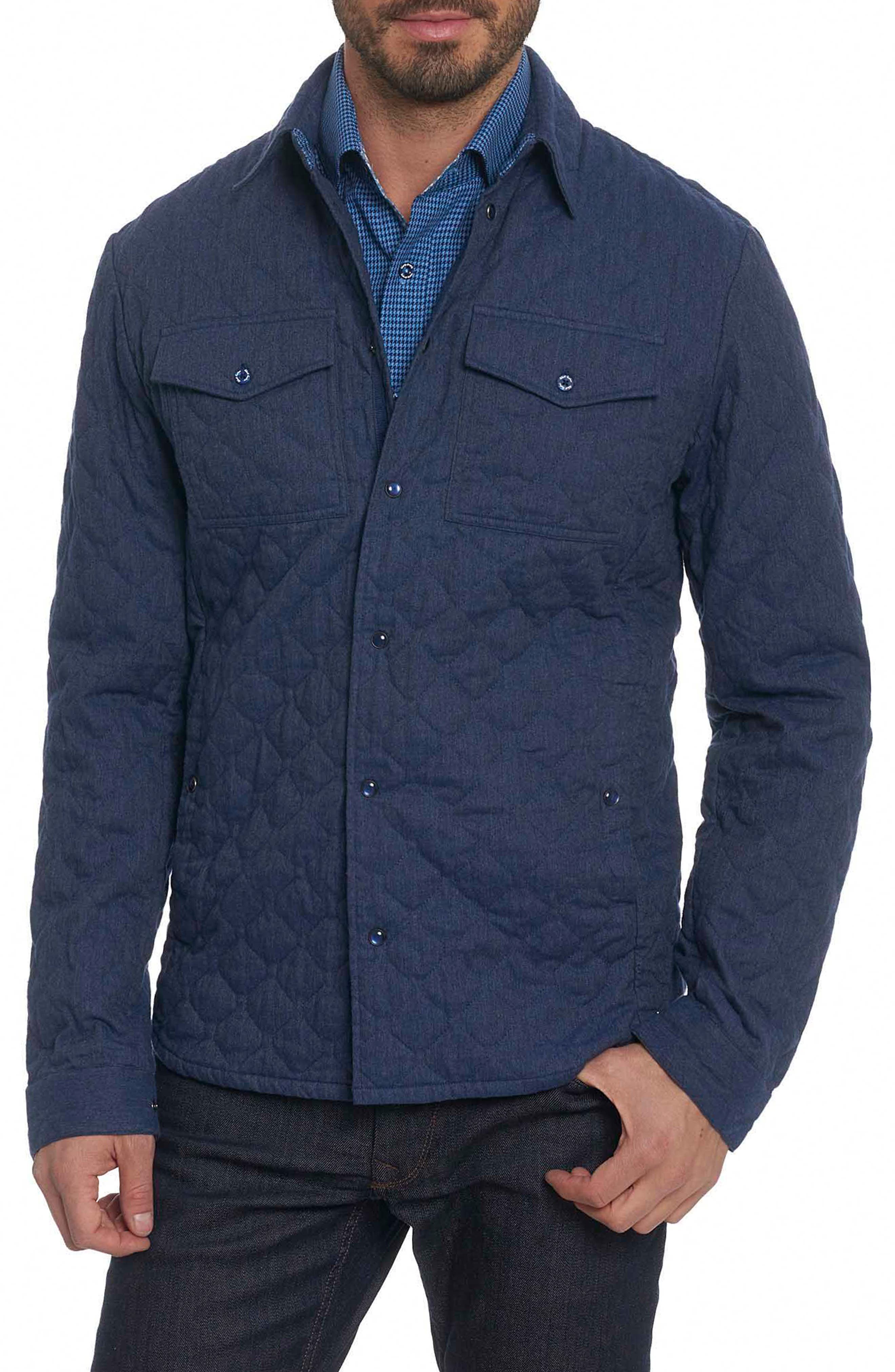 Robert Graham Lance Quilted Shirt Jacket Nordstrom