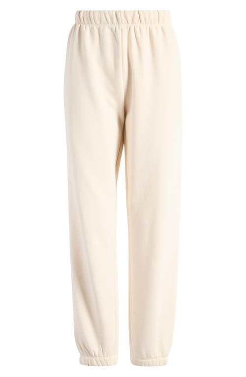 Shop Florence By Mills Cotton Blend Joggers In Washed Whitecap Grey