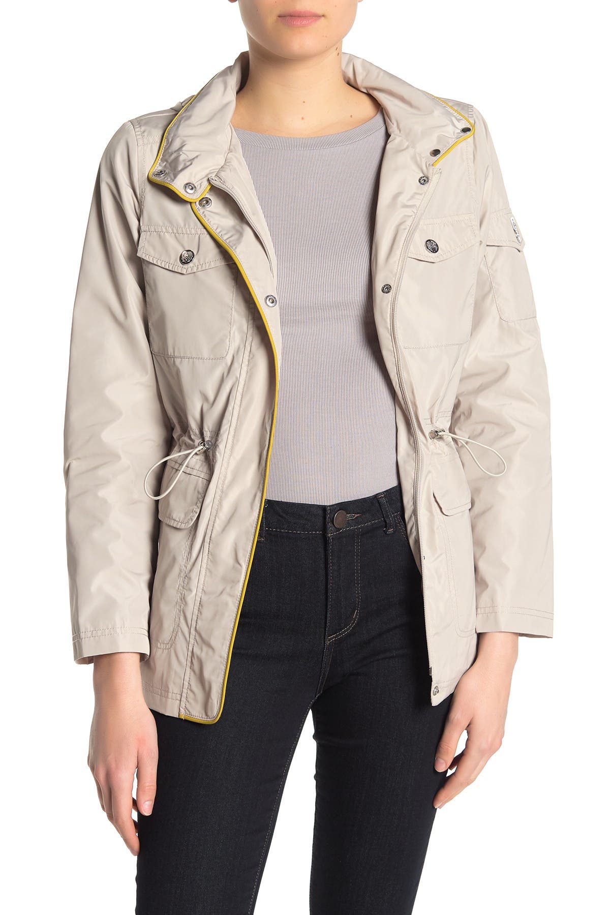 vince camuto cinched waist jumpsuit