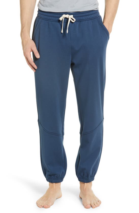 Ugg Westley Stretch Cotton Fleece Lounge Joggers In Northern Blue