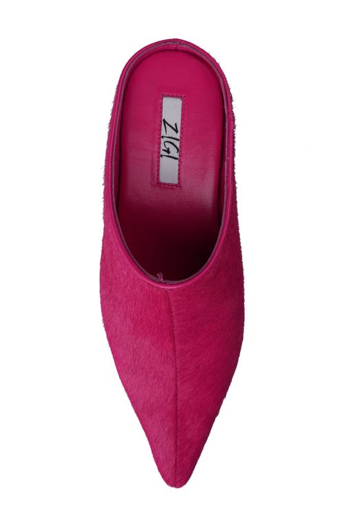 Shop Zigi Faustina Pointed Toe Platform Mule In Redlt