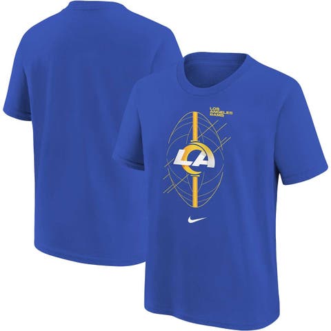 Los Angeles Rams Nike Youth Sideline Velocity Performance T-Shirt - Royal