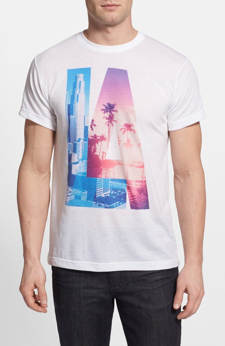 Bowery Supply 'LA Tee' Trim Fit Graphic T-Shirt | Nordstrom