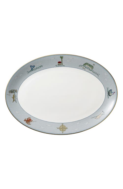 Wedgwood Sailor's Farewell Oval Platter in Grey at Nordstrom